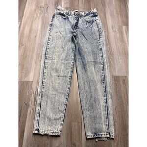 Vintage Calvin Klein Sport Jeans Size 8 Petite Womens Acid Wash Made in USA Mom